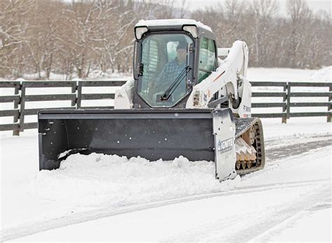 best skid steer snow pusher|skid steer attachments snow plow.